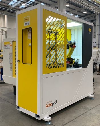 Ultra-low-footprint machine-tending cell launched