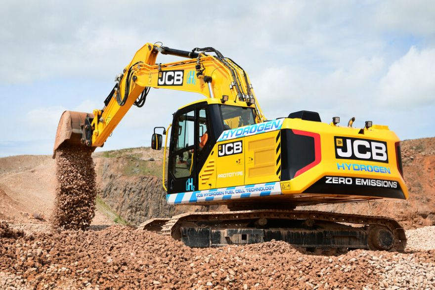 World's-first hydrogen-fuelled excavator unveiled