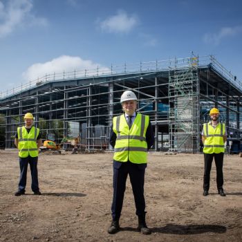 Build of engineering centre reaches key phase
