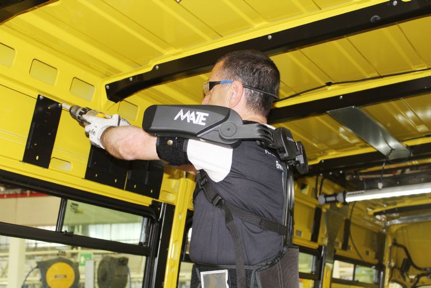 Exoskeleton lightens the load at Italian factory