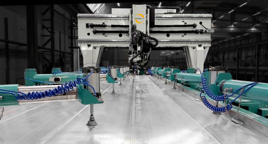 Longest single FSW railway panel welds