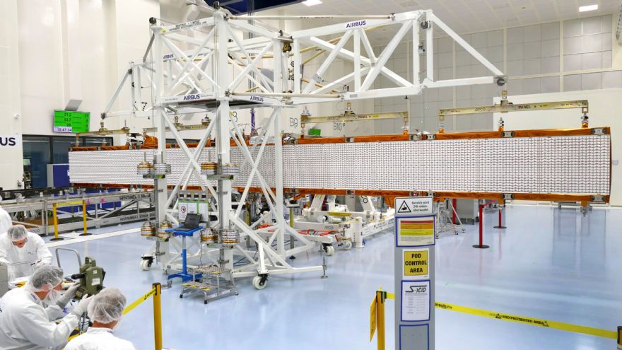 Sentinel-1C radar antenna spread its wings