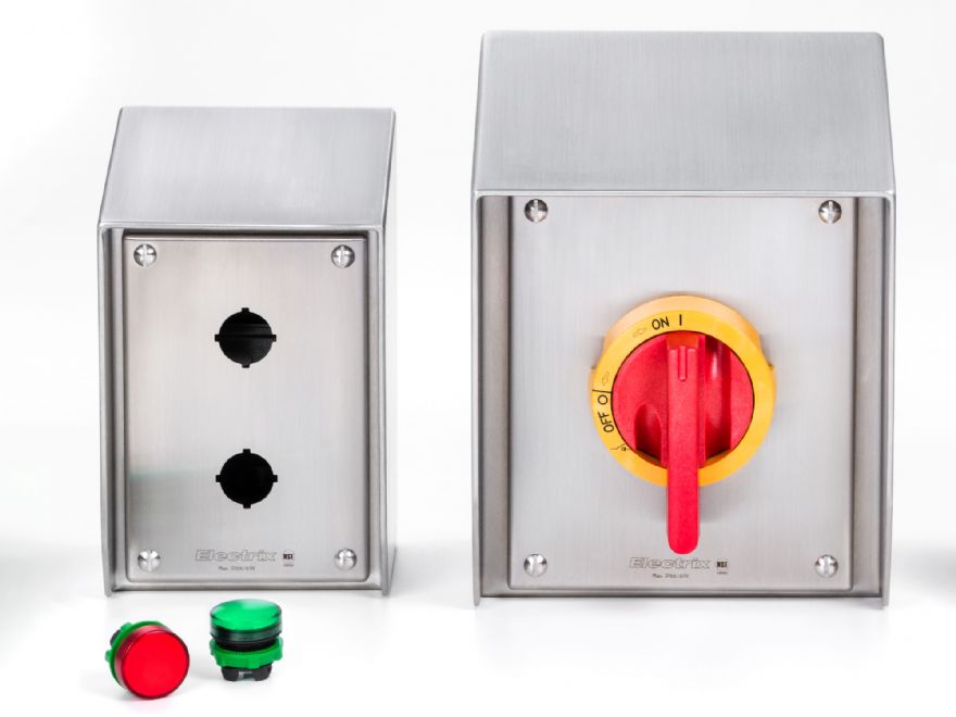 Marking stainless steel on electrical enclosures