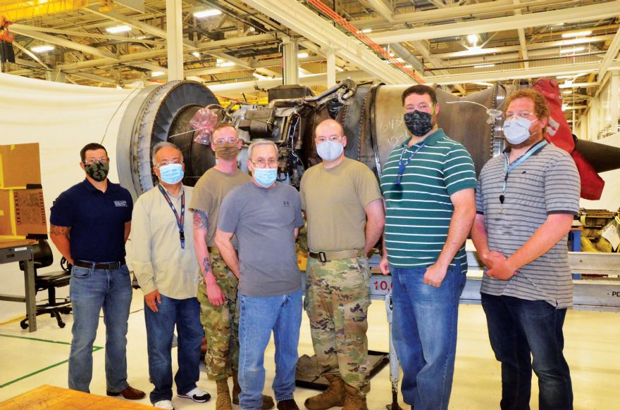 First 3-D printed engine component for USAF