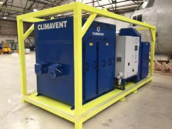 Bespoke mobile paint fume extraction unit success