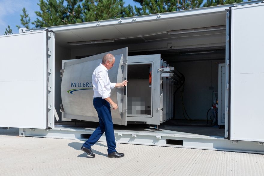 Millbrook takes delivery of altitude test chamber