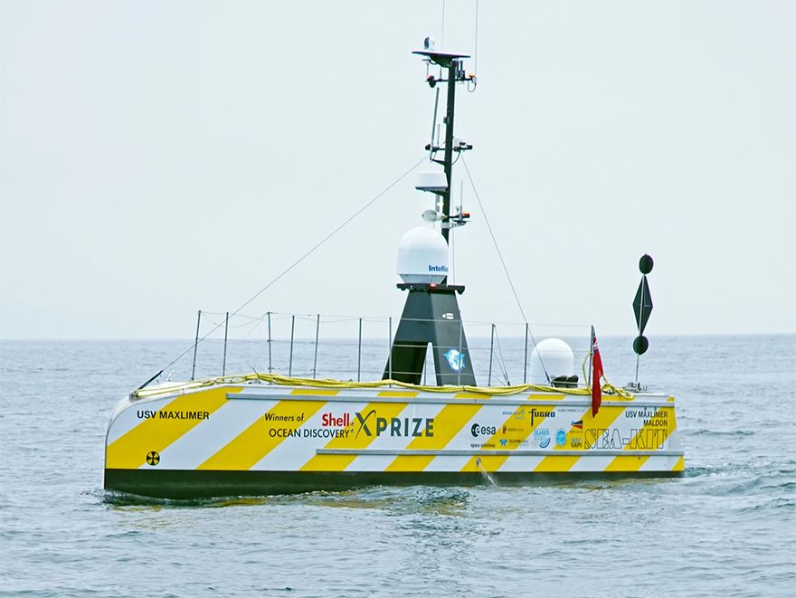 Robot boat completes three-week Atlantic mission
