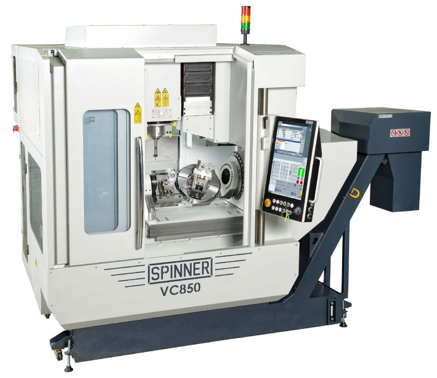 New five-axis machining centre from Spinner