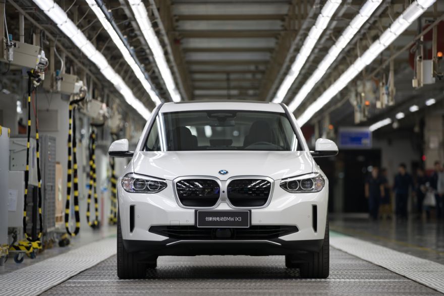 First BMW iX3 rolls off production line in China