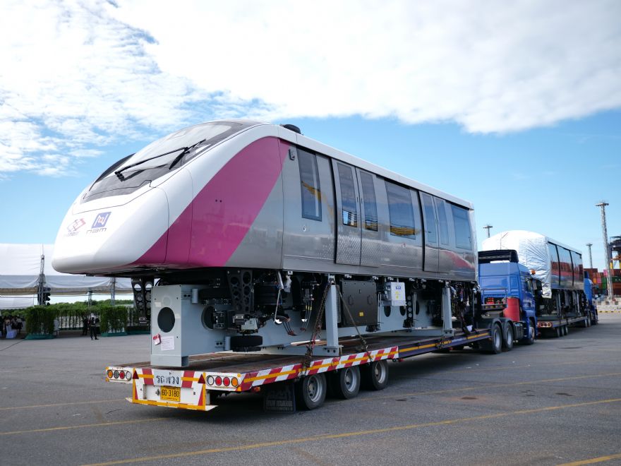 Bombardier delivers first monorails for Bangkok