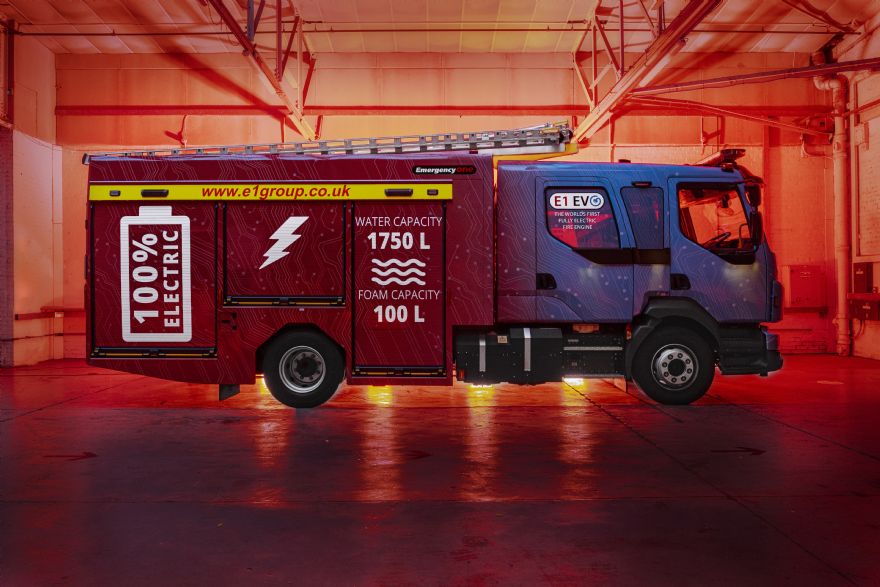 World’s first electric fire engine unveiled