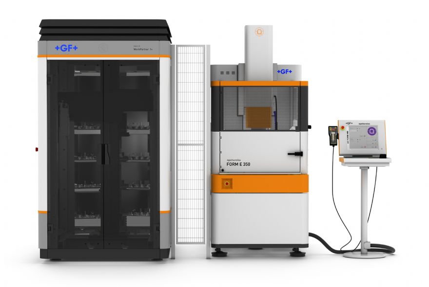 High-performance compact die-sink machine