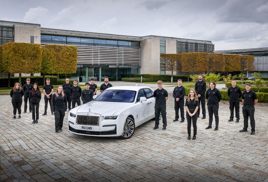 Rolls-Royce welcomes new apprentices to Goodwood