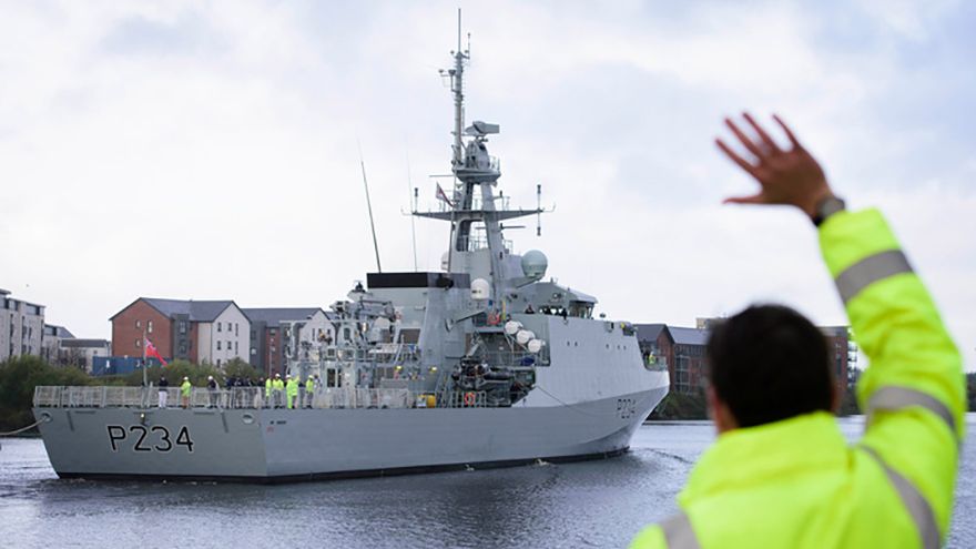 Final next-generation patrol ship leaves Glasgow