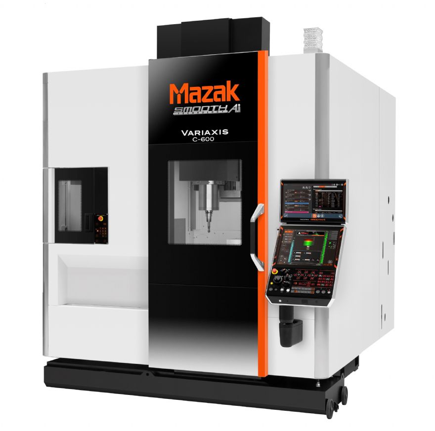 Compact five-axis vertical machining centre