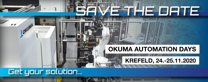 Okuma to host Automation Days 2020 in Germany