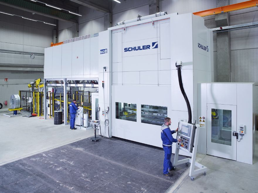 Third Schuler servo press for German manufacturer