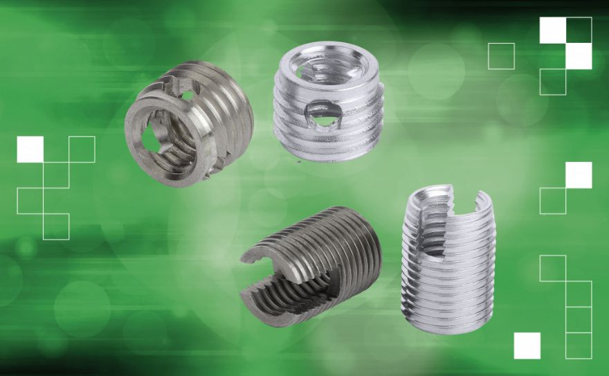 Super-strong self-tapping threaded inserts