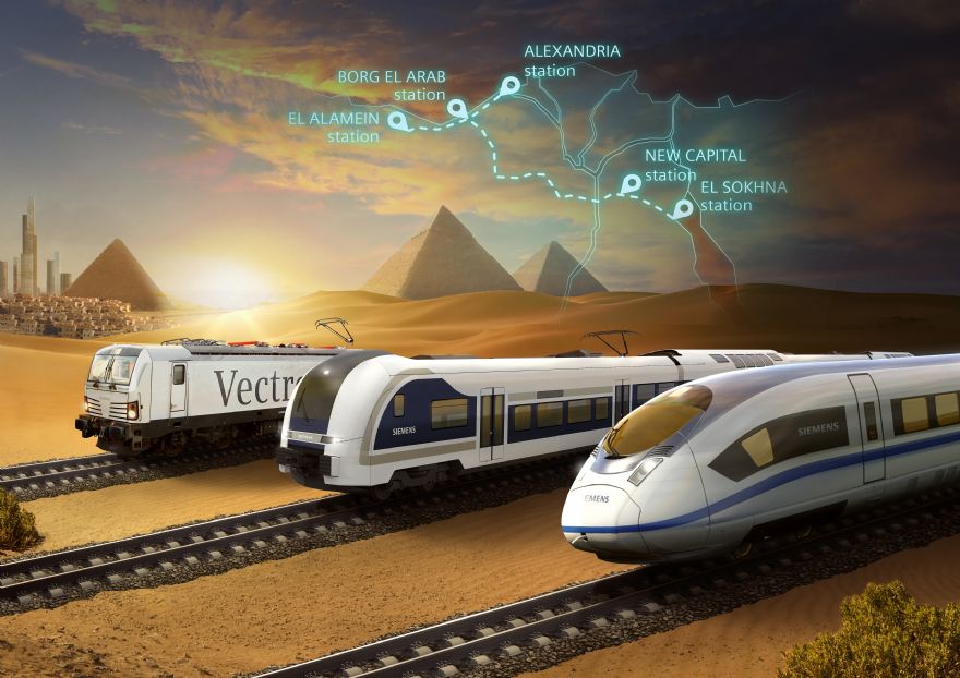 Siemens Mobility to build Egypt’s first high-speed rail system