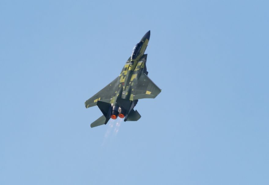 Boeing F-15EX fighter jet successfully completes first flight
