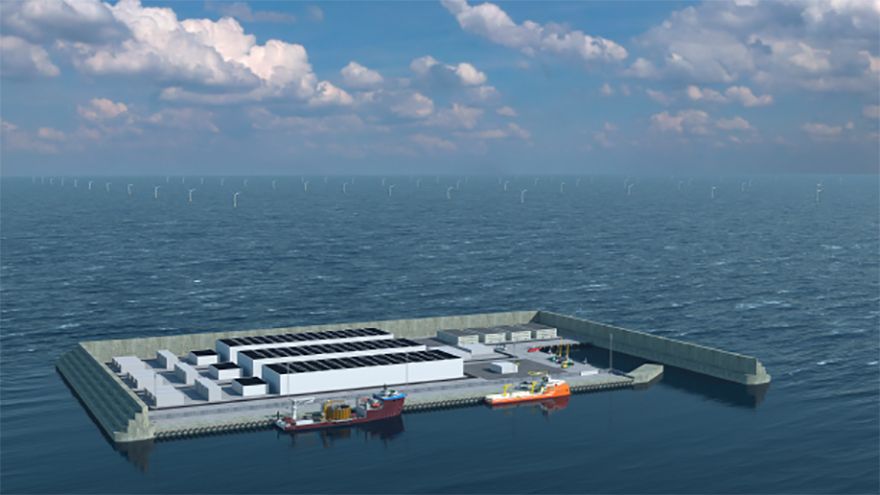 Denmark  plans world’s first wind energy hub on artificial island