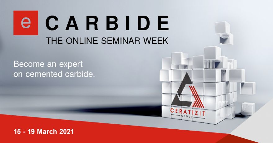 Ceratizit to host eCarbide Online Seminar Week in March