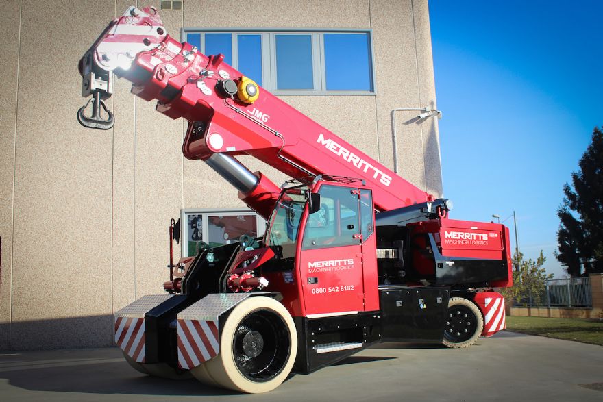 Merritts invests £400,000 on new 58-tonne pick and carry crane