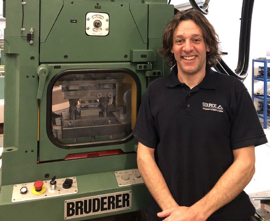 Devon firm inversts in new £100,000 Bruderer press line