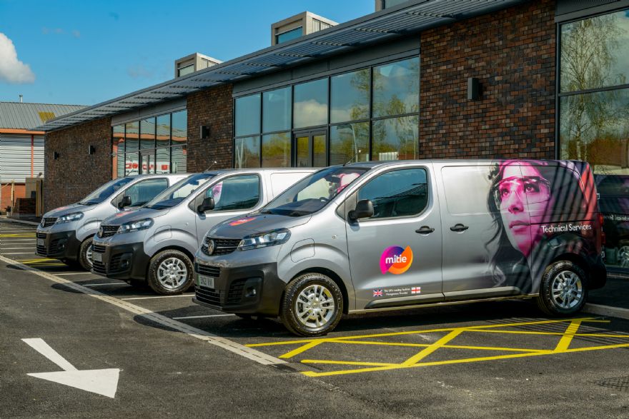 Vauxhall supplies Mitie with fleet of new electric vans