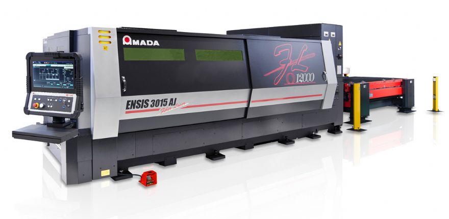 Powerful Amada ENSIS 12kW fibre laser introduced