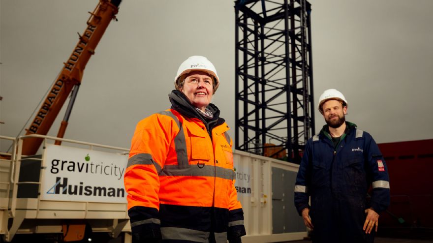 Gravitricity announces new plans for hydrogen and heat storage