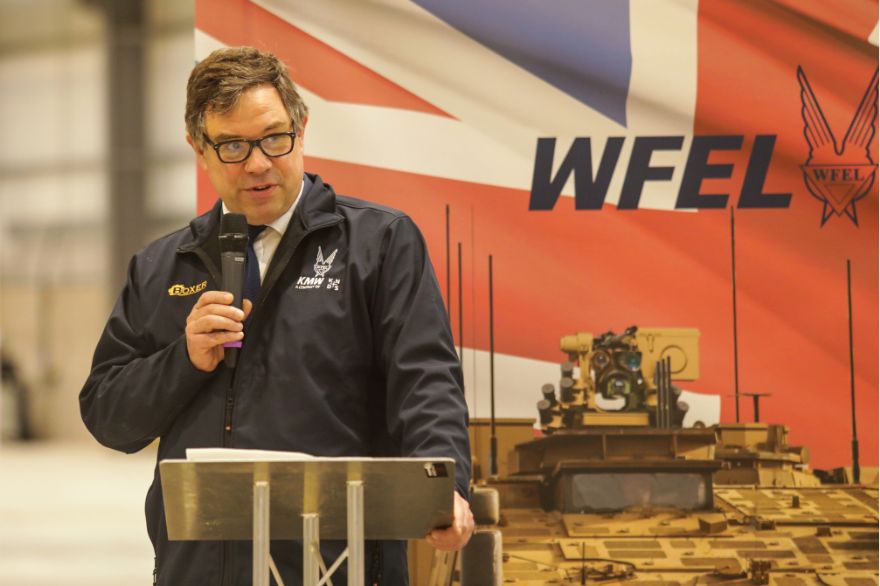 WFEL Boxer armoured vehicle production facility opens