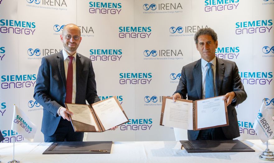 Siemens Energy and IRENA to partner on sustainable energy