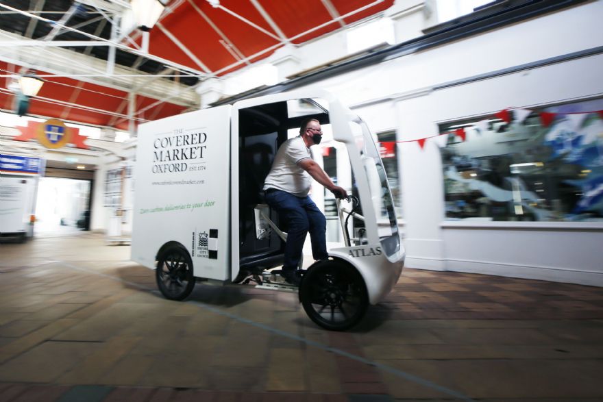 Urban lightweight vehicles delivered to famous Oxford Covered Market 