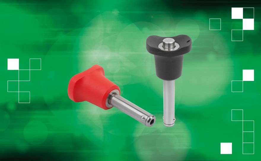 Norelem’s ball lock pins provide engineers with reliable high shear strength