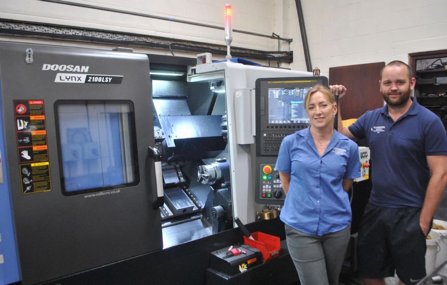 New machine shop off to a flyer