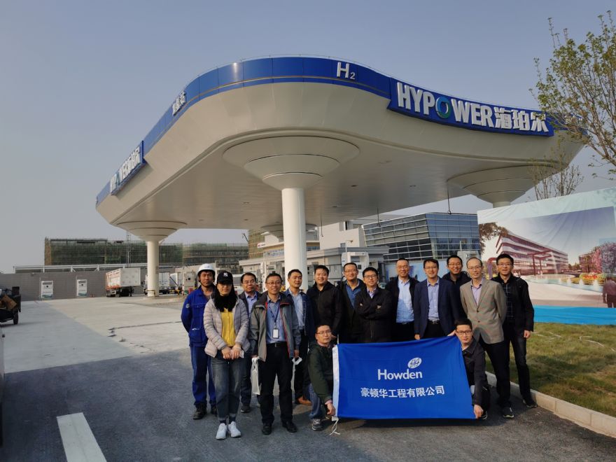 Howden supplies compressors for hydrogen refuelling station in China