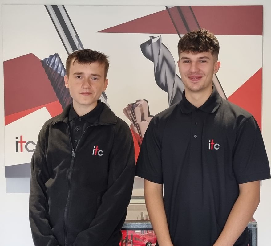 Cutting tool manufacturer takes on two new apprentices