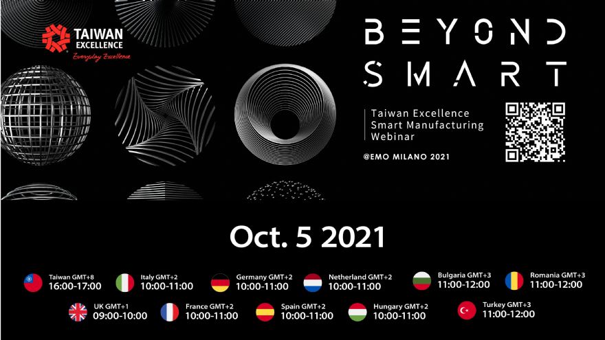 Beyond Smart — Taiwan Excellence webinar to take place during EMO