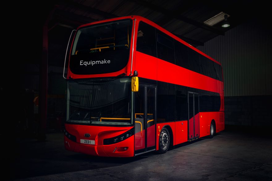 Equipmake and Beulas unveil new double-deck electric bus