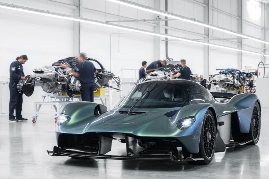 Valkyrie hypercar enters full production