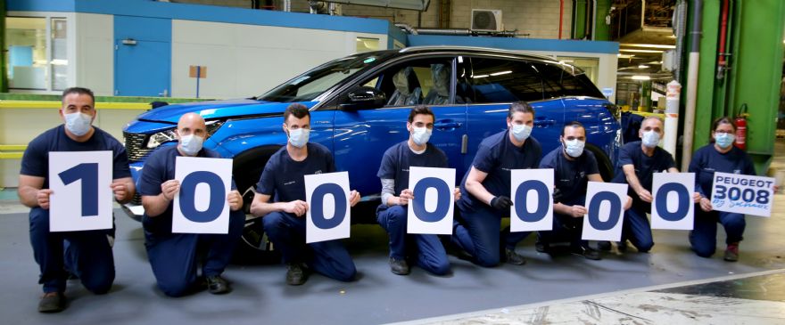 One millionth Peugeot 3008 rolls off the production line