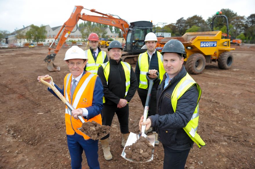 Construction of new business park underway on former Meggitt site