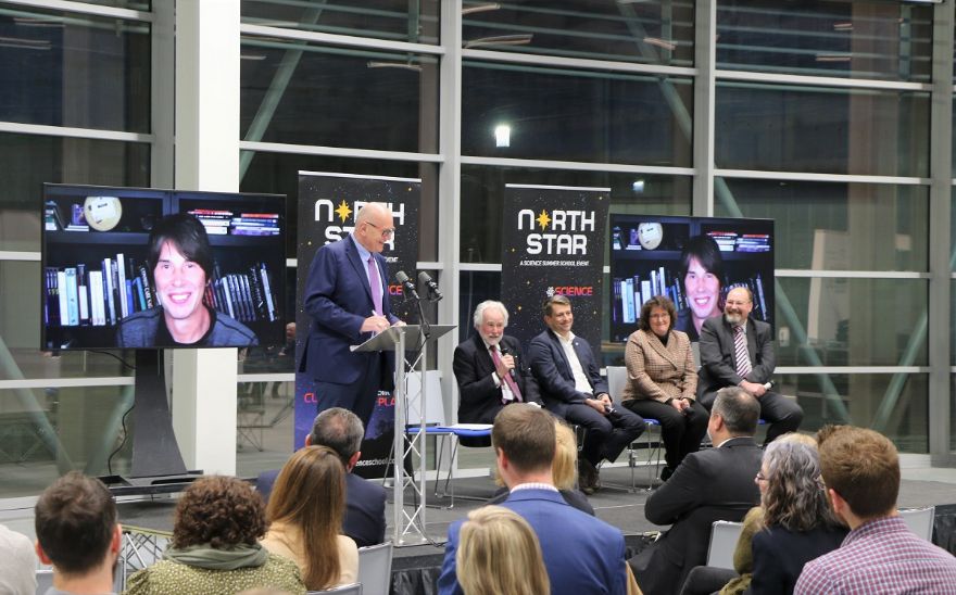 Professor Brian Cox ‘beamed in’ to AMRC’s Factory 2050