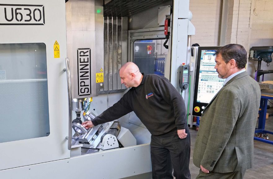 Smaller five-axis machining centre nearly doubles productivity