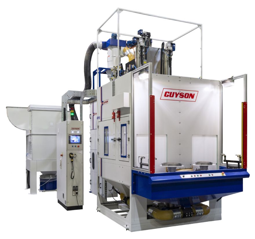 New automated blast system for high productivity metal finishing