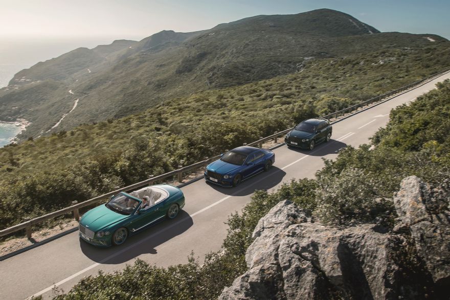 Bentley charges to a record year with hybrids leading the way