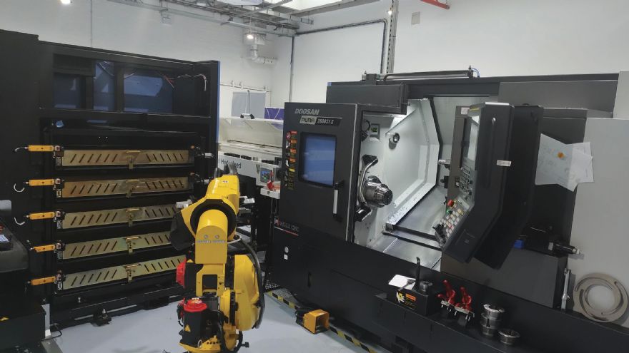 SYNERGi flexible automation cell supplied to IMR