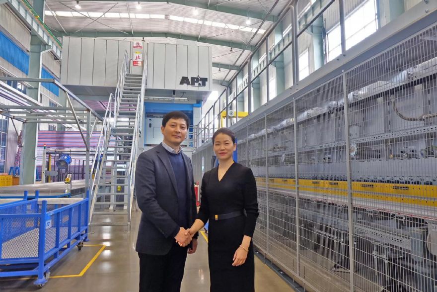 Chinese customer orders fourth AP&T press hardening line