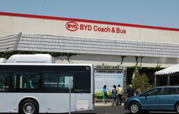 China to open electric-bus plant in the USA